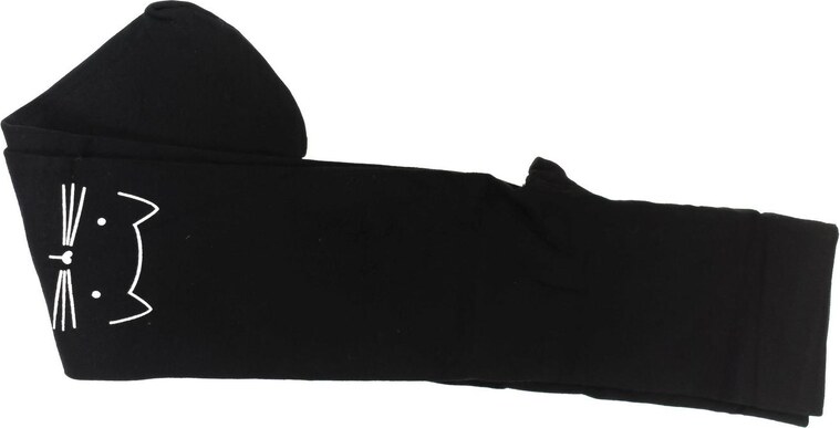 AURA.VIA Detské čierne pančuchy KITY