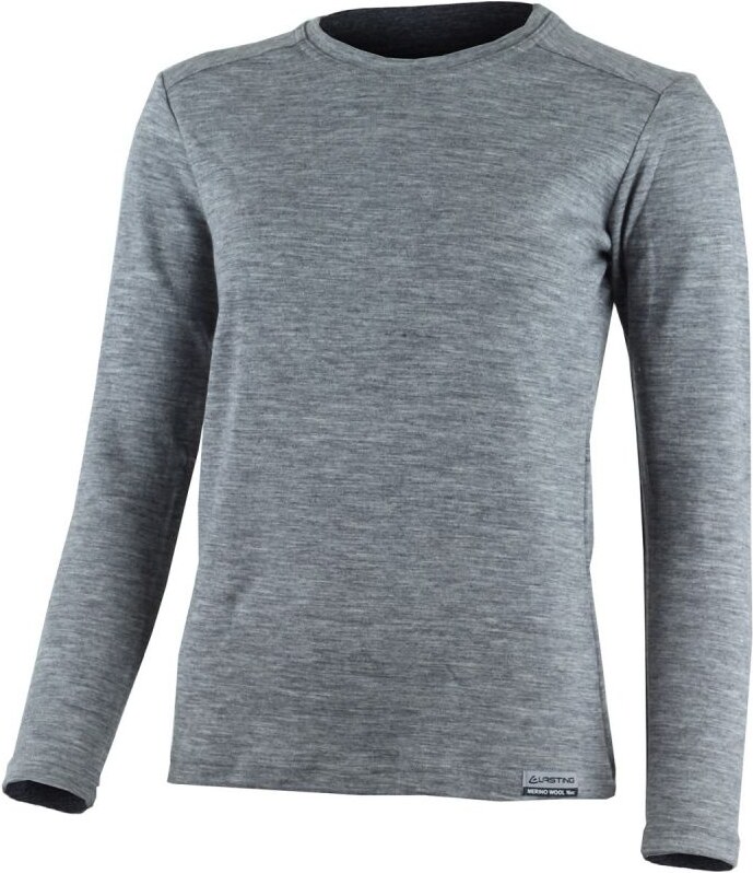 Lasting dámska merino mikina LOTA 8484 sivá