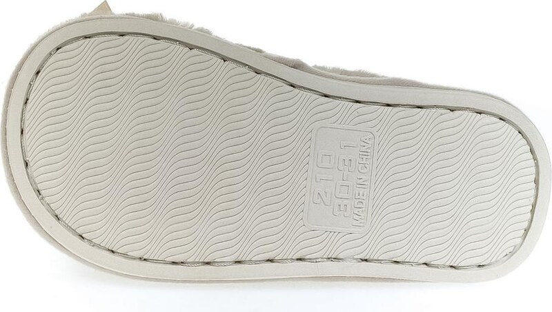 JOHN-C Detské béžové papuče BOW