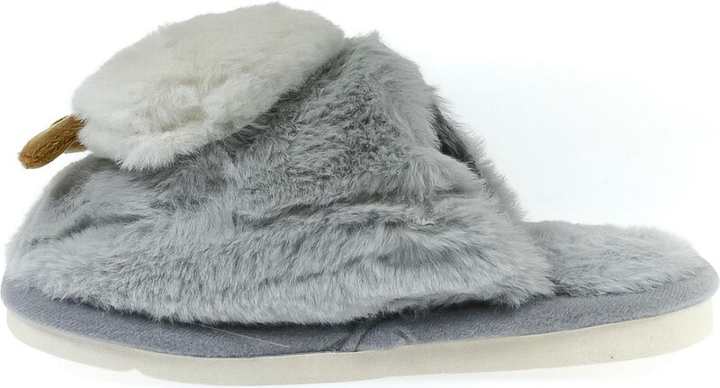 JOHN-C Detské sivé papuče OBLÁČIK