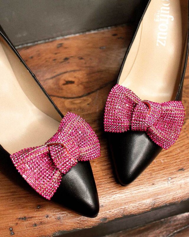 Ozdoby na topánky Greta - ružové