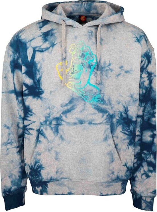 mikina SANTA CRUZ - Outline Fade Hand Hood Heather Splash (HEATHER SPLASH1802) veľkosť: M