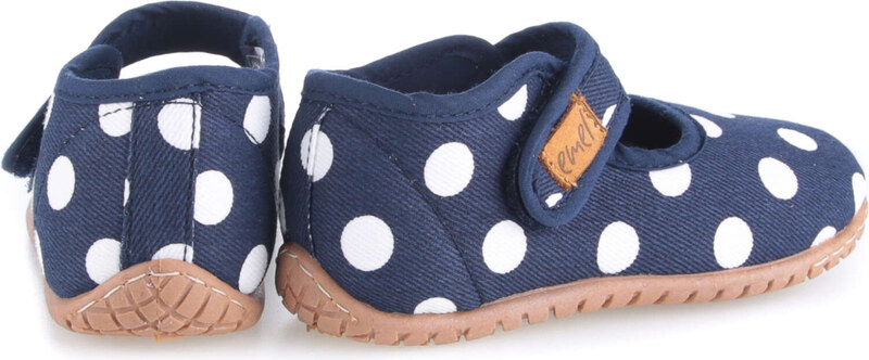 Domáca obuv EMEL 103-3 Modrá s bodkami