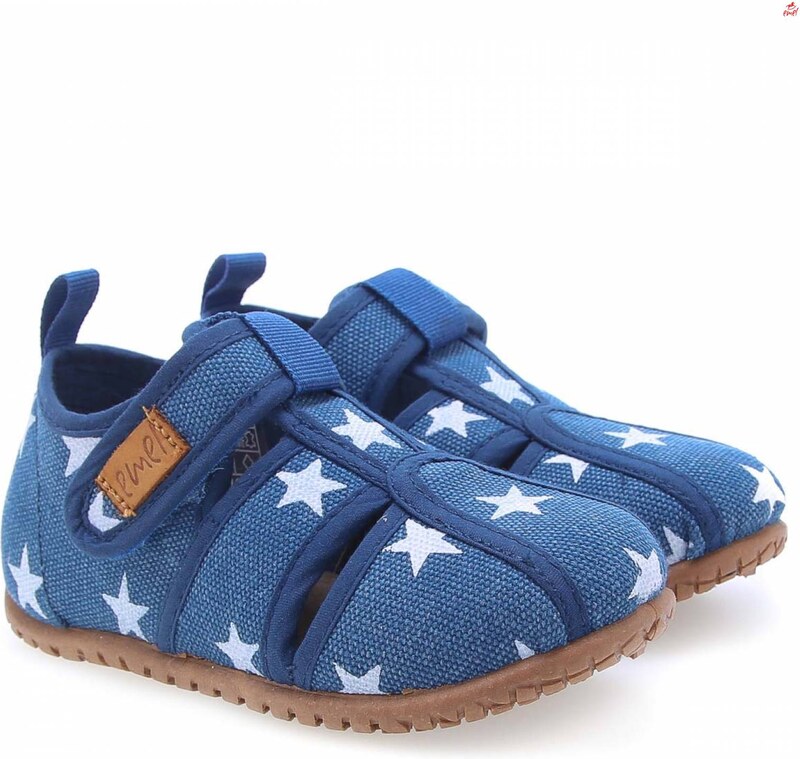 Domáca obuv EMEL 101-1 Modrá s hviezdičkami