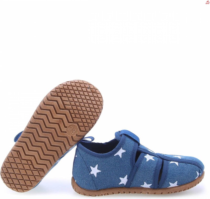 Domáca obuv EMEL 101-1 Modrá s hviezdičkami