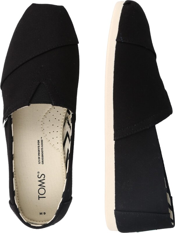 TOMS Espadrilky 'ALPARGATA' čierna