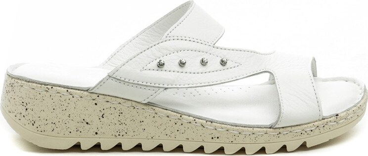 Wild 016935B biele dámske nazúvaky na kline