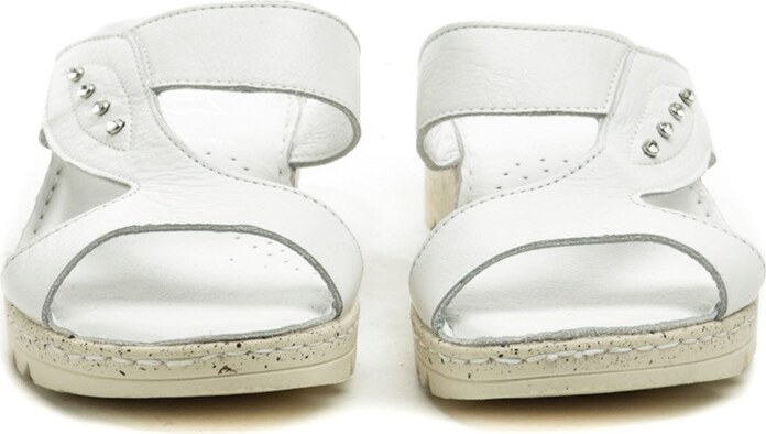 Wild 016935B biele dámske nazúvaky na kline