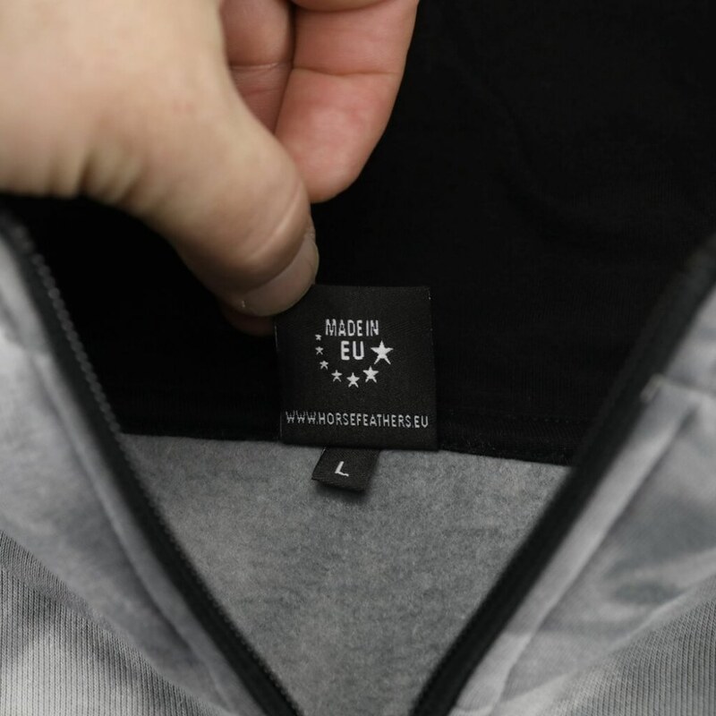 Mikina Horsefeathers Zach II white tie die