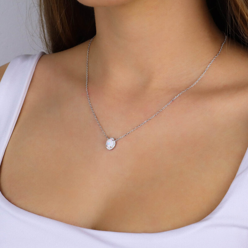 Dámsky strieborný náhrdelník RYLEE