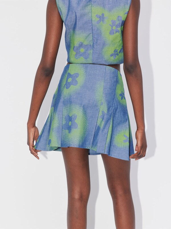 ABOUT YOU REBIRTH STUDIOS Sukňa 'Eri' modrá / zelená