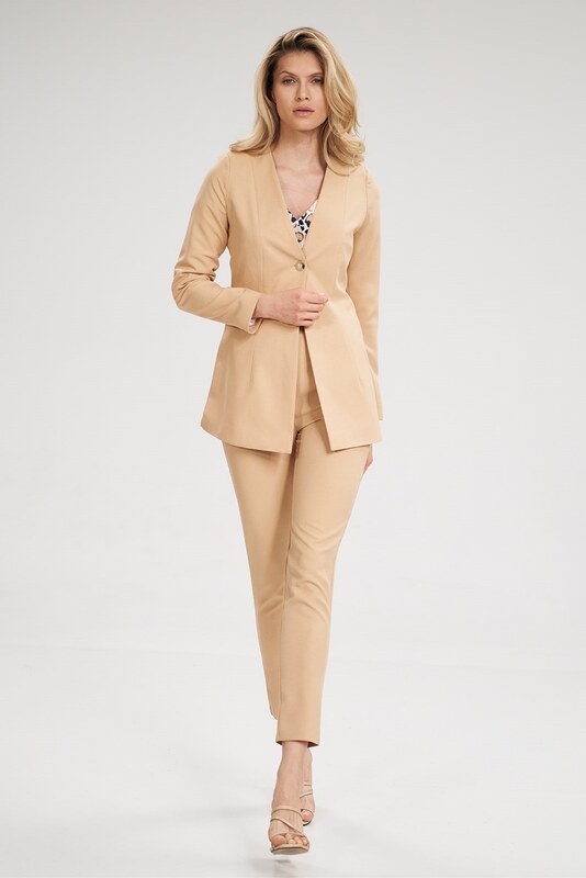 FIGL Dámske béžové sako M694 Beige