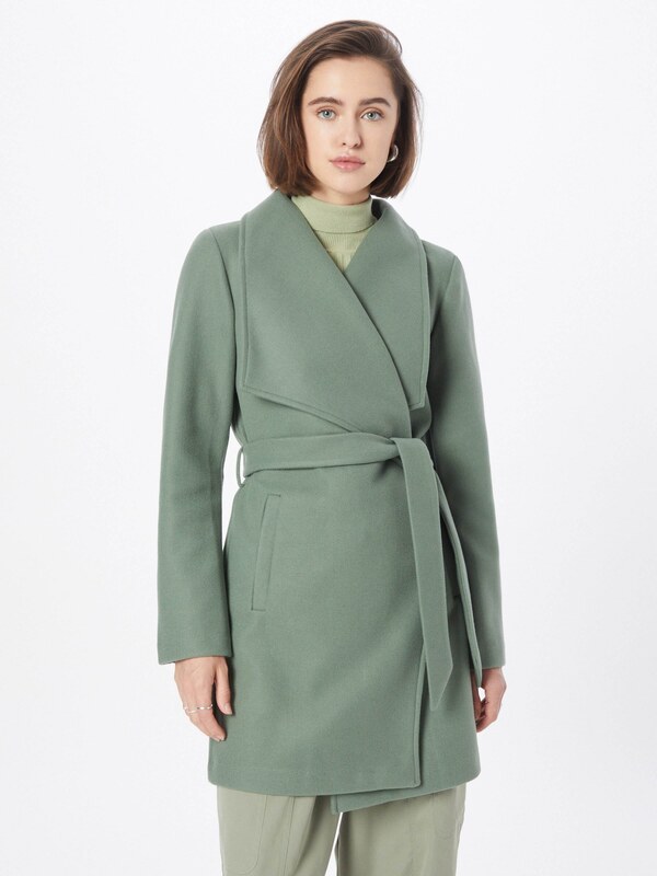 VILA Prechodný kabát 'COOLEY' pastelovo zelená