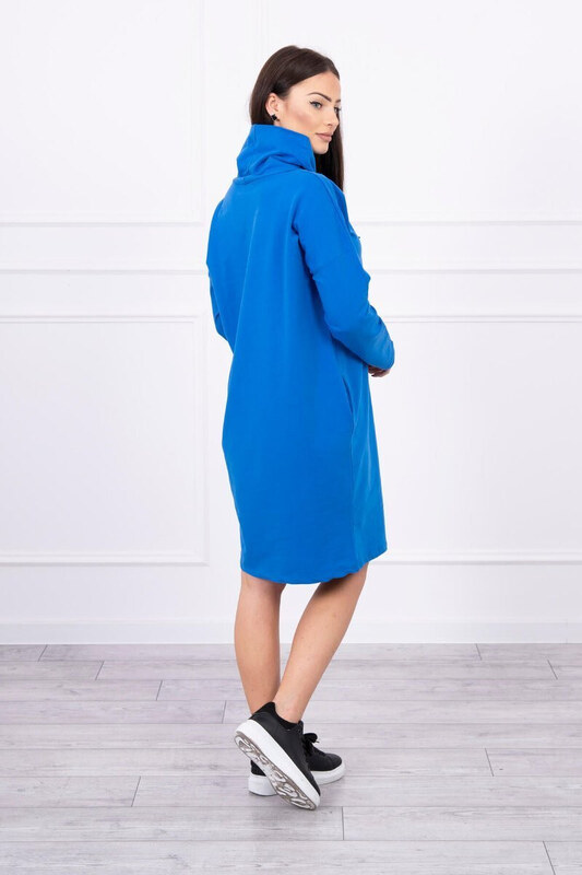 K-Fashion Nevädzové šaty s kravatou