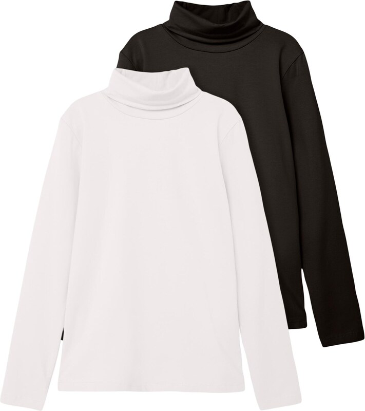 NAME IT Tričko 'NKNViggo' čierna / biela