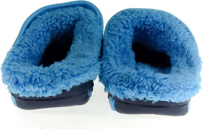 JOHN-C Detské modré zateplené crocsy SANDY 30-35