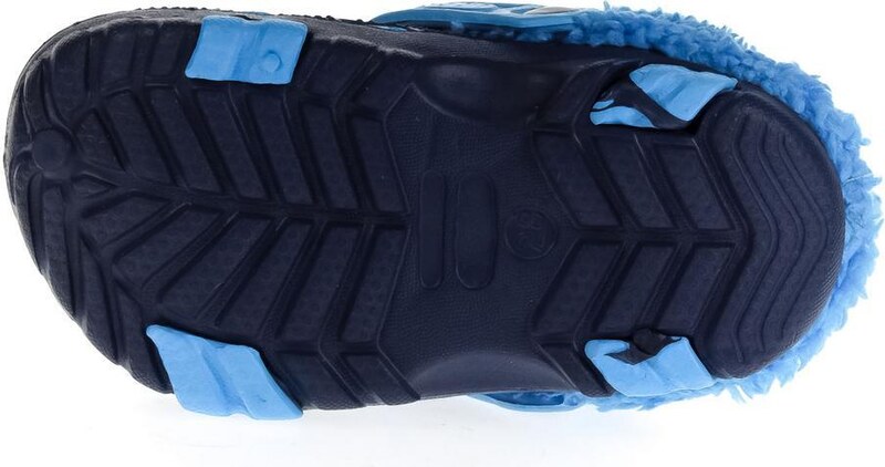 JOHN-C Detské modré zateplené crocsy SANDY 30-35