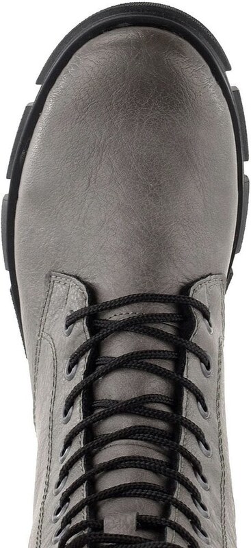 Rieker vyššia šnurovacia členková obuv šedá Y7117-40