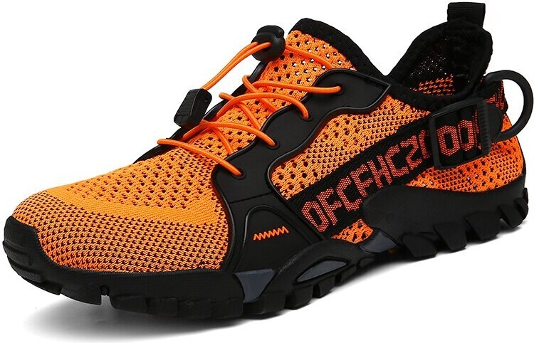 MIXI FASHION Trekové tenisky pánské turistické boty letní s nápisy