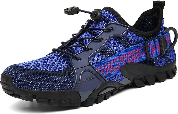 MIXI FASHION Trekové tenisky pánské turistické boty letní s nápisy