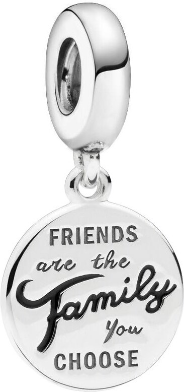 Linda's Jewelry Prívesok na náramok BFF Friends are Family chirurgická oceľ IP070