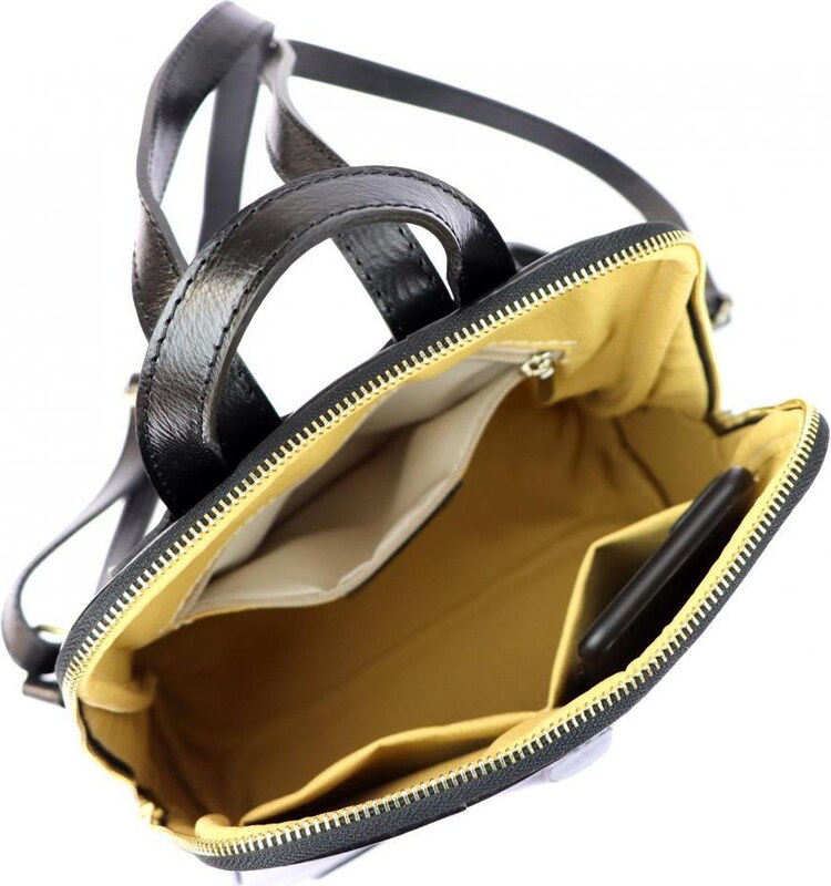 Vera Pelle Kožený zelený dámsky batoh Florence