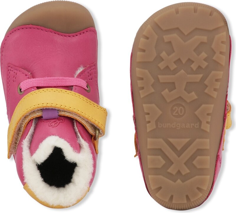 Bundgaard detské zimné topánky PETIT Mid Winter Lace Sport BG303260DG-717 Ružová