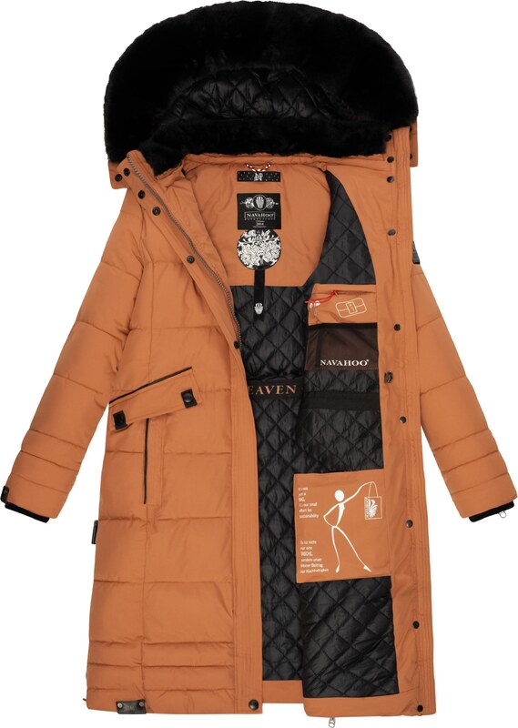 NAVAHOO Zimný kabát 'Fahmiyaa' pueblo / čierna