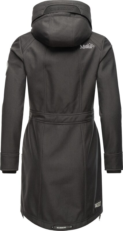 MARIKOO Prechodná parka farby bahna