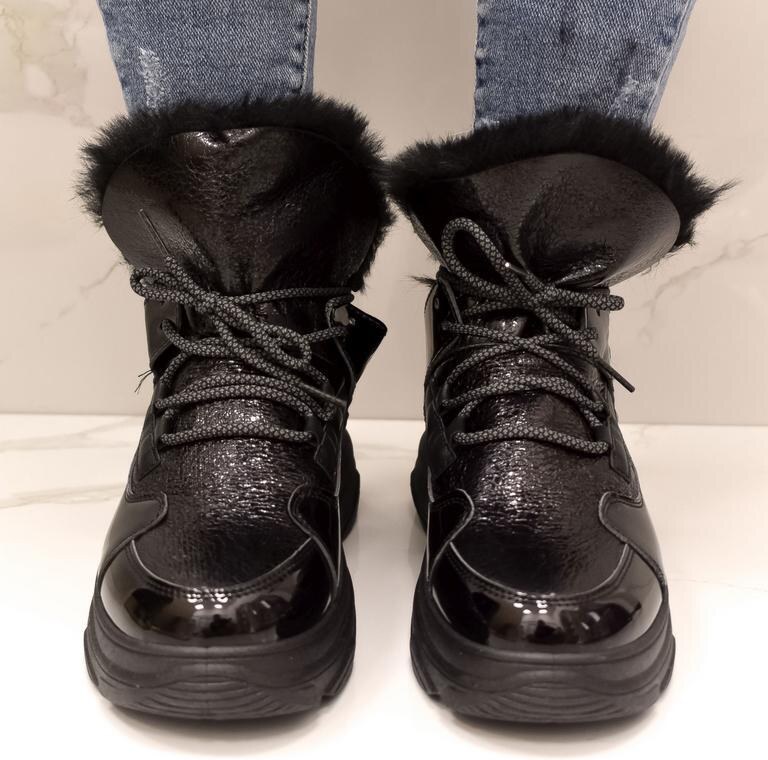 JOHN-C Dámske čierne snehule SCARLETTI