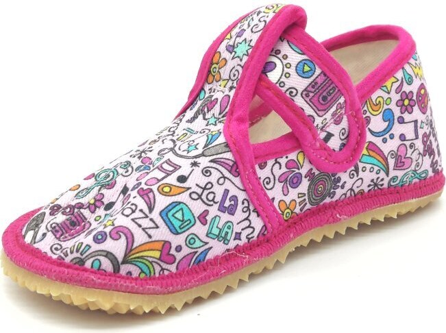 Barefoot papučky BEDA Music BF 060010/W2 (ZÚŽENÉ)