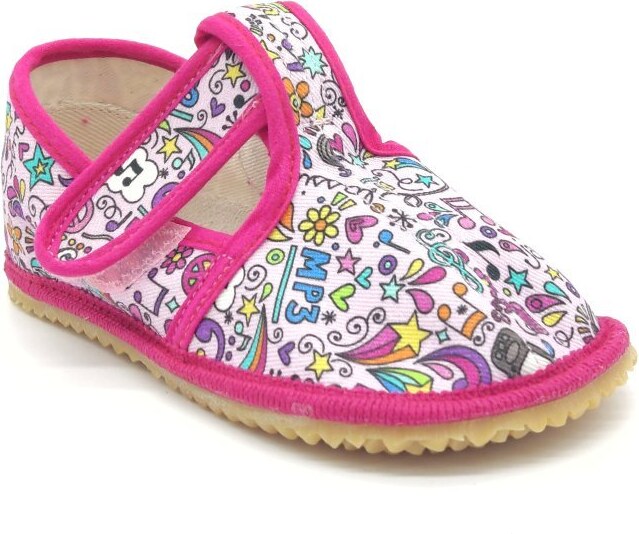 Barefoot papučky BEDA Music BF 060010/W2 (ZÚŽENÉ)