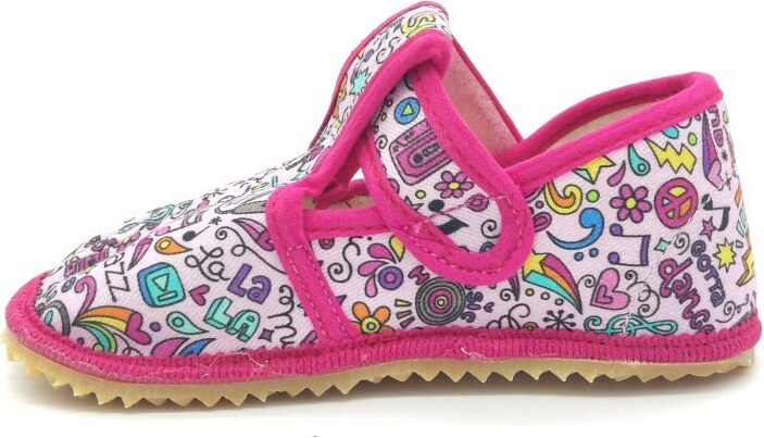 Barefoot papučky BEDA Music BF 060010/W2 (ZÚŽENÉ)