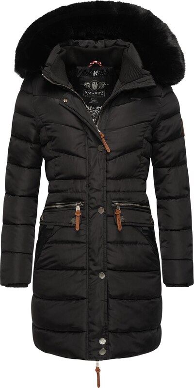 NAVAHOO Zimný kabát 'Paula' čierna