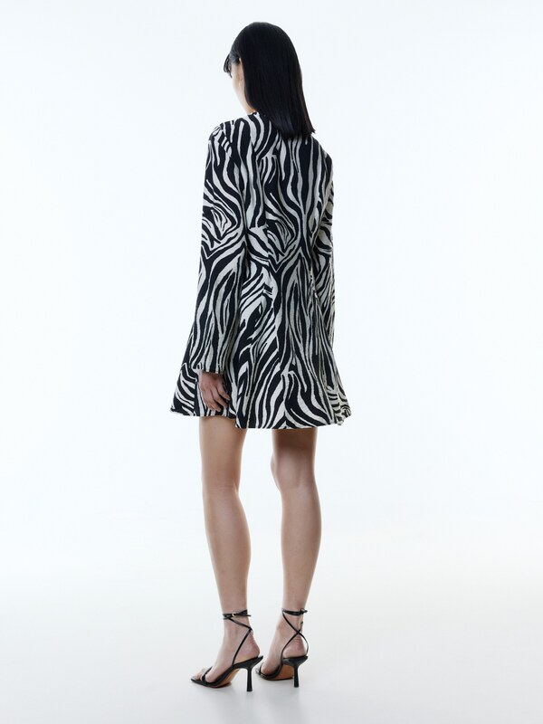 EDITED Šaty 'Prudence' béžová / čierna