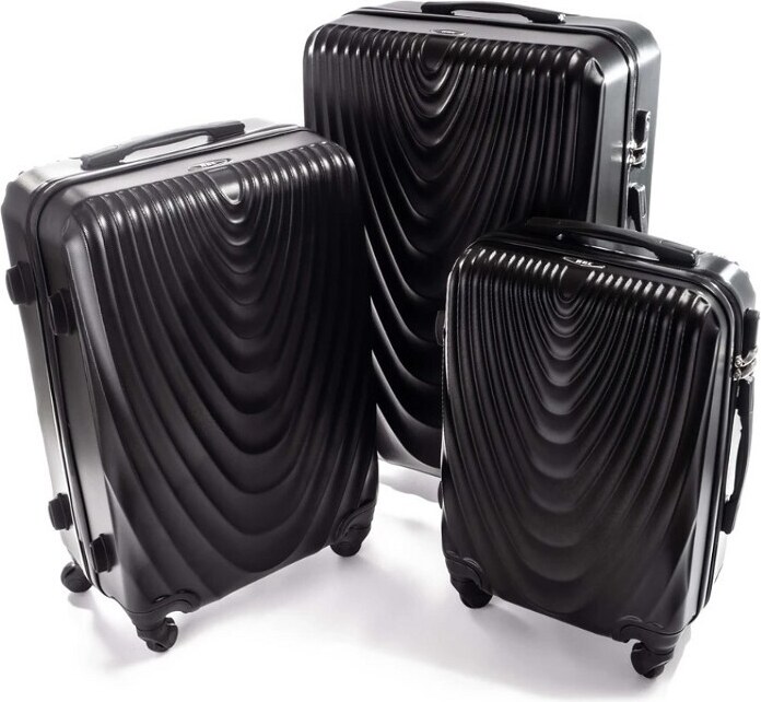 Rogal Čierny Kufor pre deti na kolieskach "Kids Motion" - veľ. M