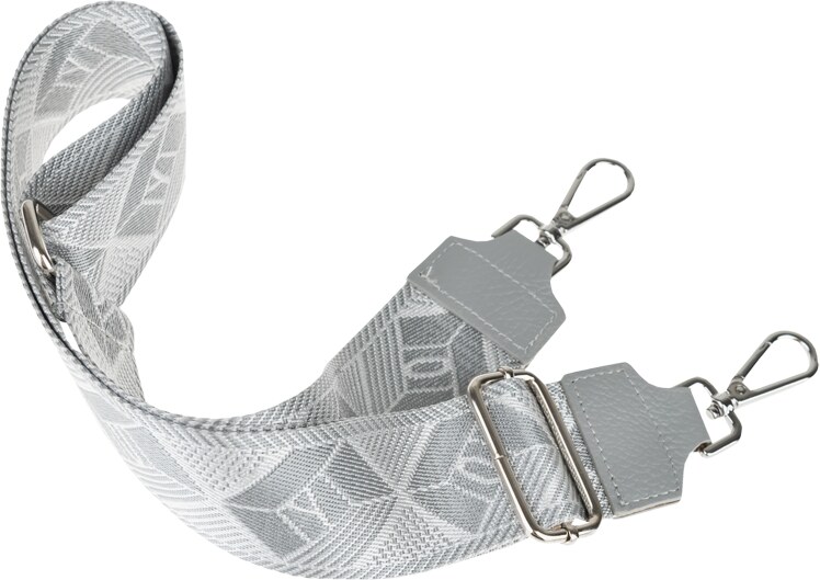 Sivá kožená talianska crossbody kabelka Reni Grande Grigia s prídavným pruhom NovaKabelka.sk