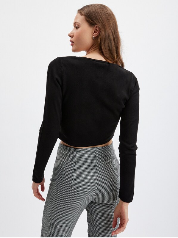 Čierny dámsky kardigan ORSAY