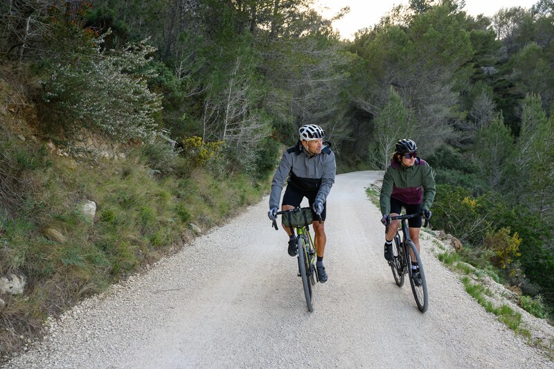 Dámska gravel bunda Silvini Montesola zelená/vínová