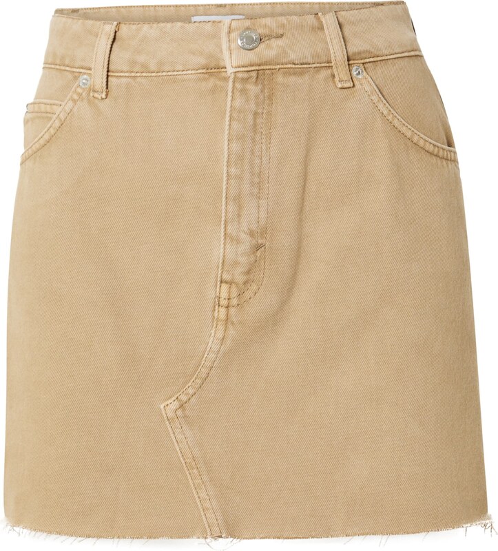 TOPSHOP Sukňa béžová