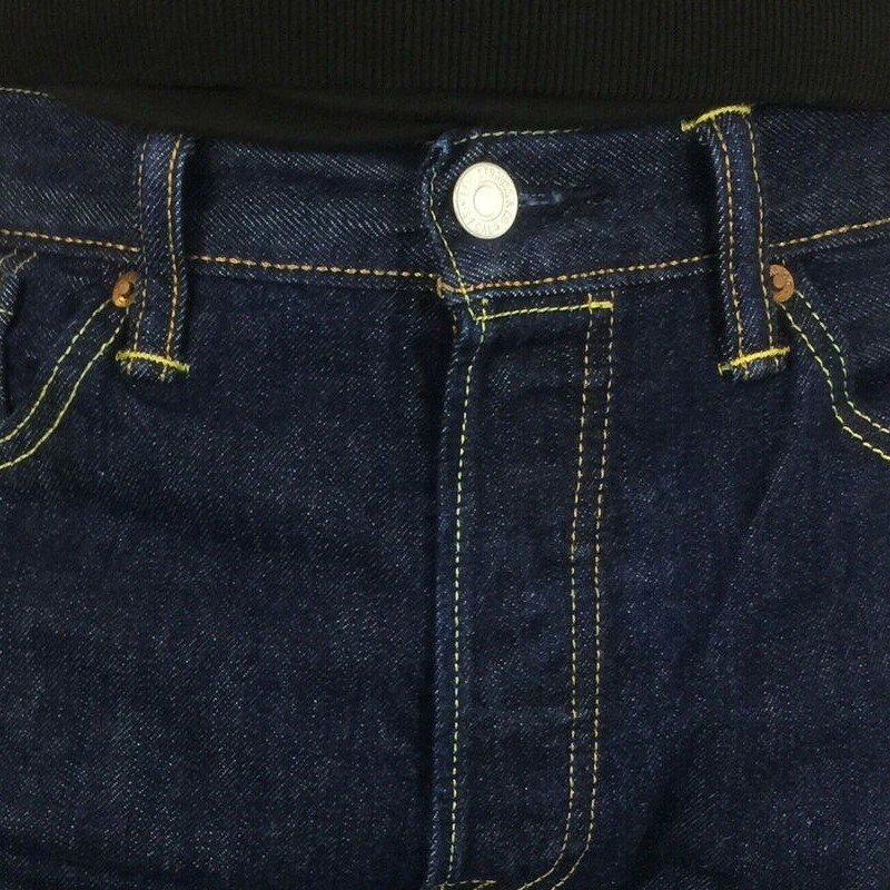 Levis Pánske Rifle 501 Original Fit Jeans ONEWASH