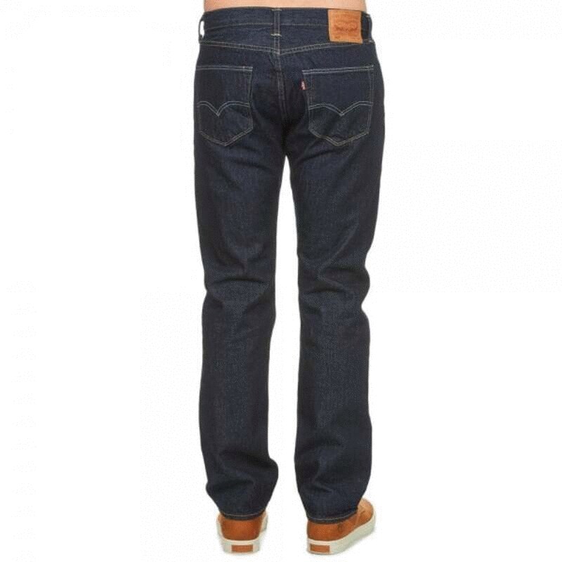 Levis Pánske Rifle 501 Original Fit Jeans ONEWASH