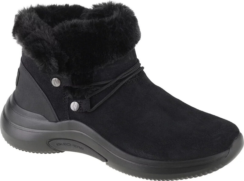 Čierne dámske topánky Skechers On The Go Midtown-Cozy Vibes 144271-BBK