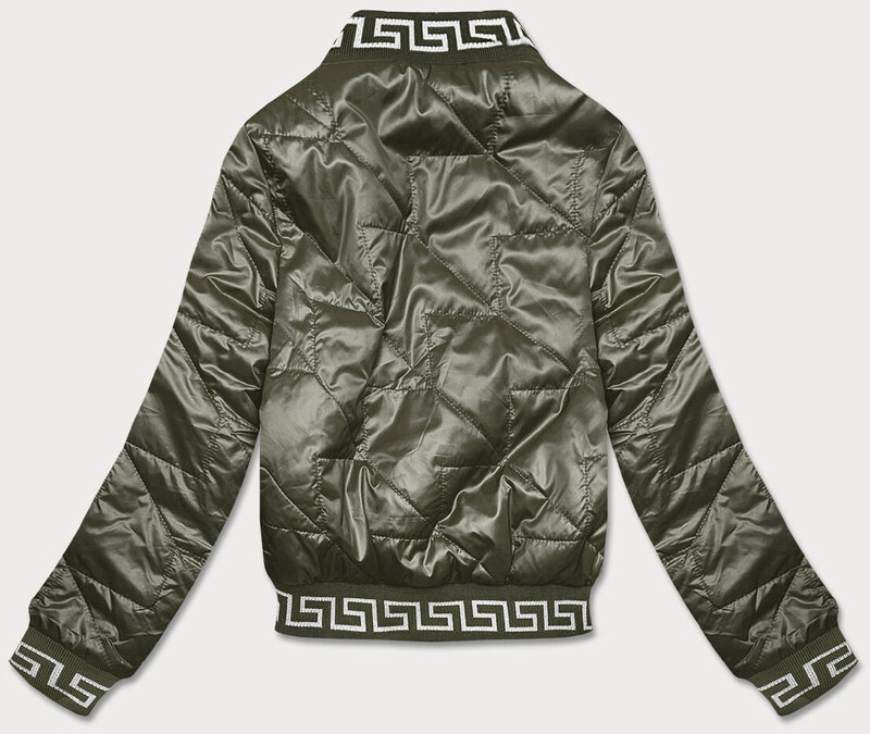 S'WEST Dámsky bomber v khaki farbe (B8123-11)