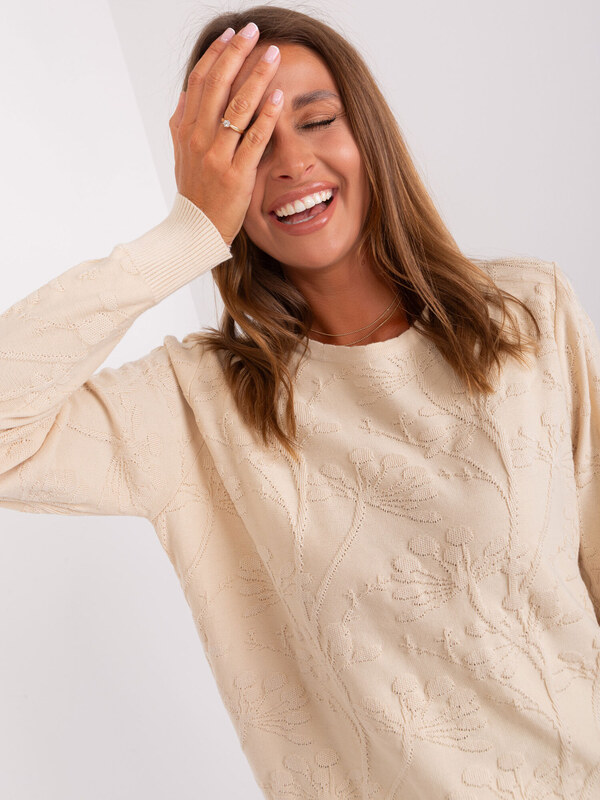 Wool Fashion Italia Sweater-AT-SW-2231.99P-light beige