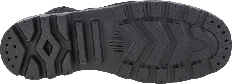 Čierne dámske členkové topánky Palladium Pampa Hi Army 78583-008-M