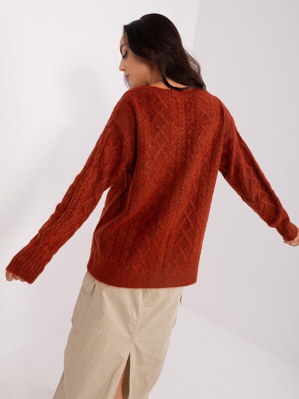 Wool Fashion Italia Sweater-AT-SW-2358.31-dark orange