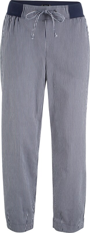 bonprix Nohavice s plátnom, 7/8-ová dĺžka, farba modrá