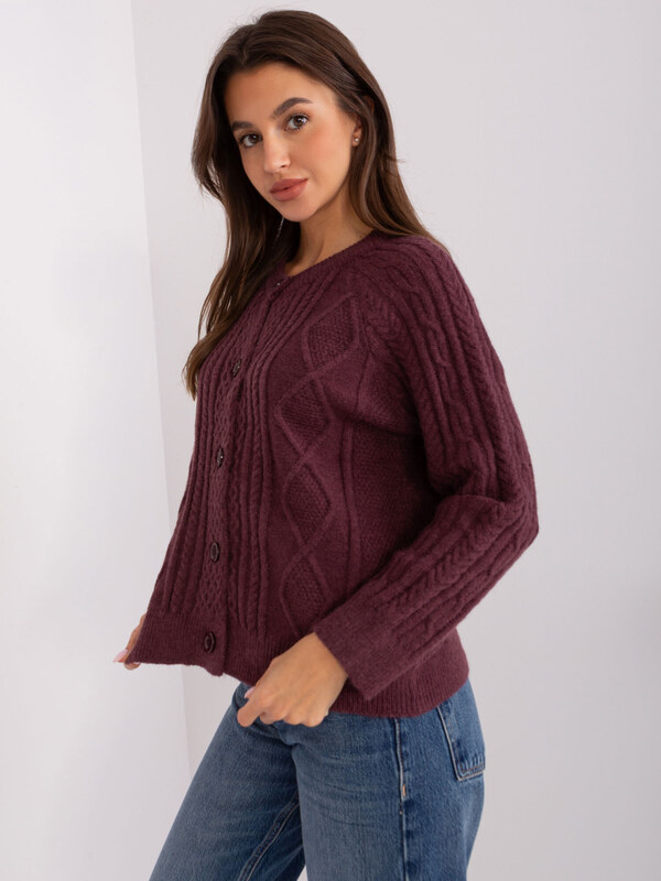 Wool Fashion Italia Sweater-AT-SW-2346-2.99P-Dark Purple