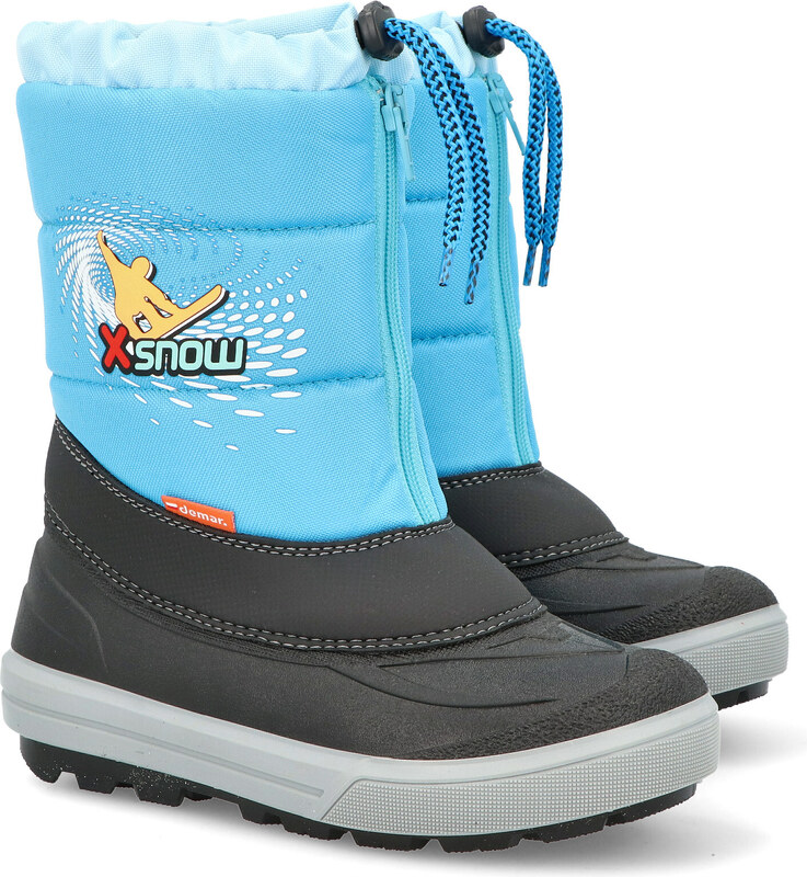 Detské zimné sťahovacie snehule Demar KENNY 2 1502/1532 NF svetlomodré